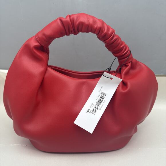 The Drop Women's Addison Soft Volume Top-Handle Bag Small Red 85NJ B09K12 *READ - Picture 1 of 16